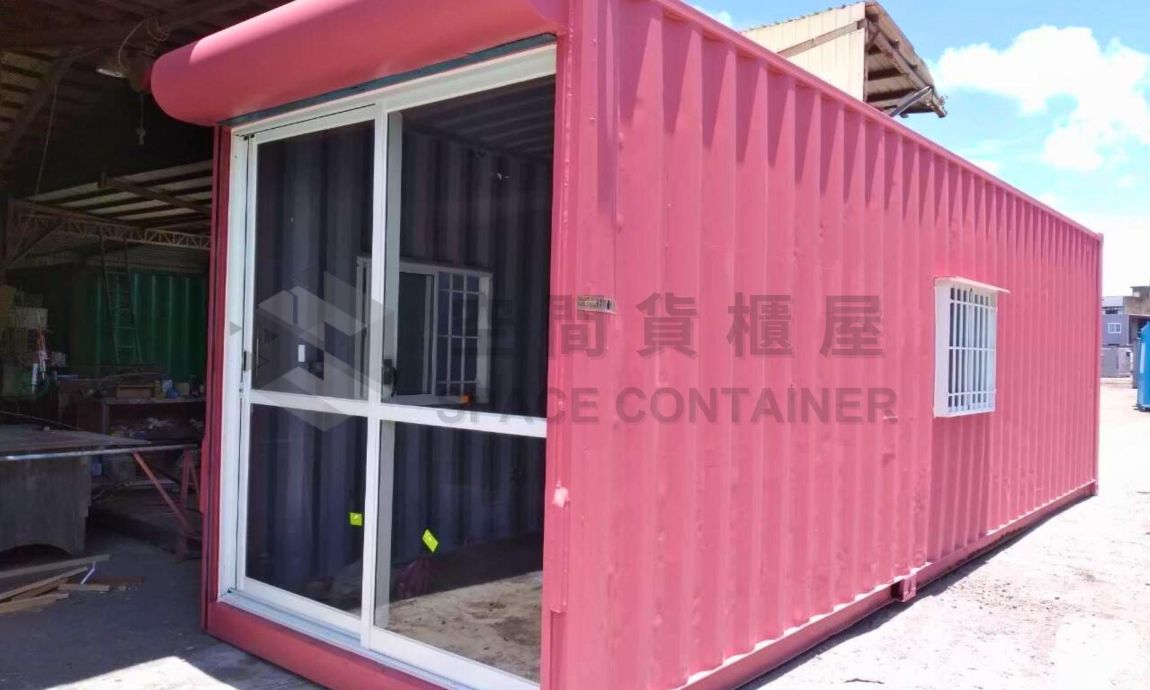 【2040-2】落地窗及鐵捲門系列各色貨櫃